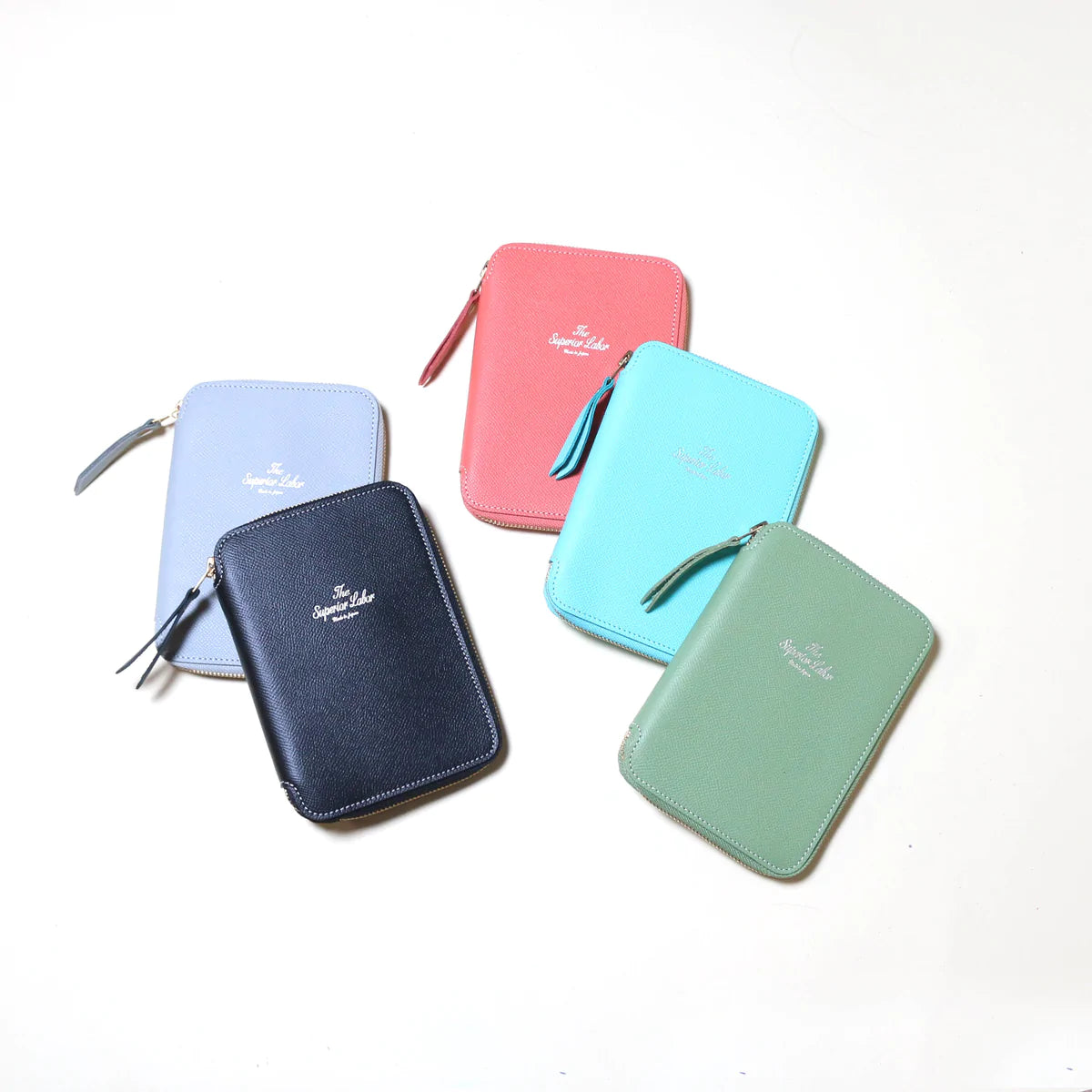A6 Calf Leather Zip Organizer